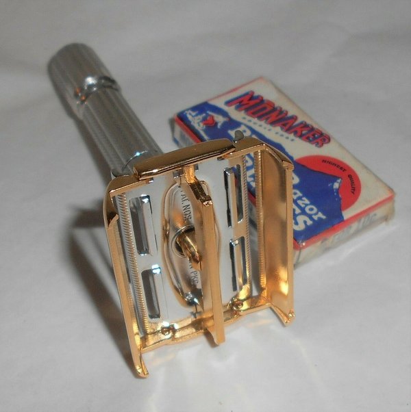 1960 Gillette FatBoy Refurbished Replated Rhodium Gold F3–A1Q (7).jpg
