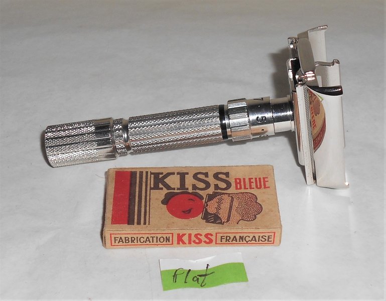 1959 Gillette Fat Boy Razor TTO Adjustable Re–Plated Platinum E1–Z23 (20).JPG 1959 Gillette Fat Boy Razor TTO Adjustable Re–Plated Platinum E1–Z23 (20).JPG