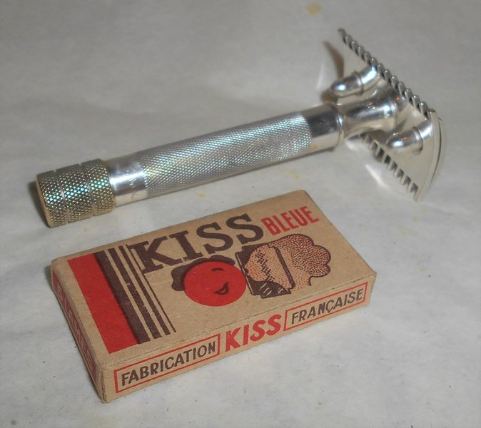 1905 Gillette Old Type Silver SINGLE RING Razor Without The Gillette Logo (22).JPG