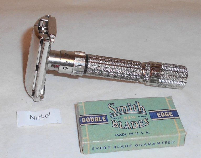 Gillette 1959 Fat Boy Razor Refurbished Replated Bright Nickel E3-QUF (8).JPG
