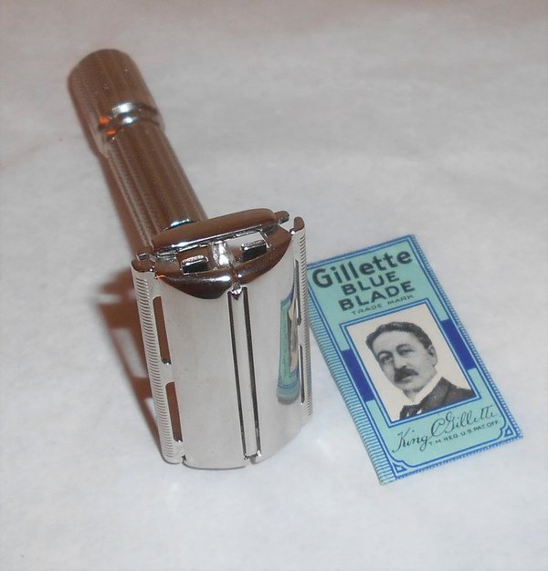 1960 Gillette Fat Boy Razor Adjustable Refurbished Replated Bright Nickel F2–F2X  (3).JPG