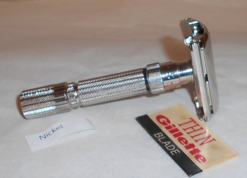 Gillette 1960 Fat Boy Razor TTO Adjustable Replated Bright Nickel F3–F60 (14).JPG