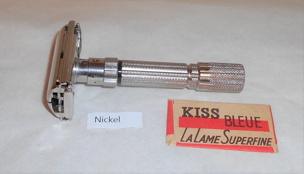 Gillette 1961 Fat Boy Safety Razor Refurbished Replated Bright Nickel G1-Q7X (15).JPG