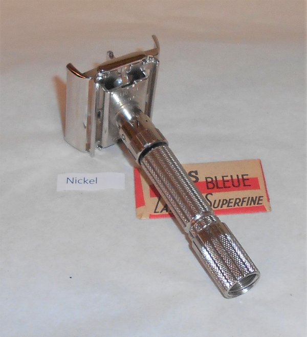Gillette 1961 Fat Boy Safety Razor Refurbished Replated Bright Nickel G1-Q7X (22).JPG