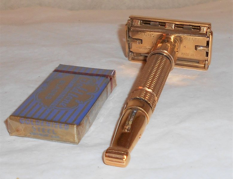 Gillette 1960 Toggle Razor Refurbished Replated 24 Karat Gold F4 – QQZ (50).JPG