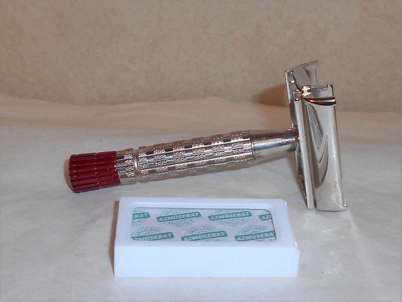 Gillette 1955 Superspeed Red Tip TTO Refurbished Replated Bright Nickel A4X (31).JPG