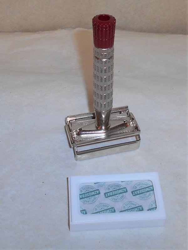 Gillette 1955 Superspeed Red Tip TTO Refurbished Replated Bright Nickel A4X (44).JPG