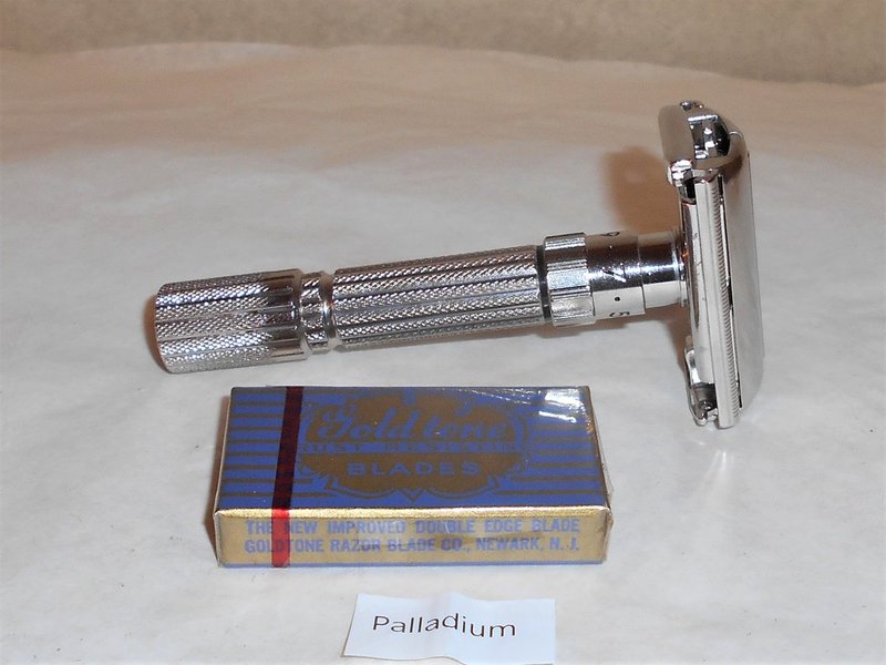 Gillette 1959 Refurbished RePlated Palladium Fat Boy Razor E4 – 89 (18).JPG