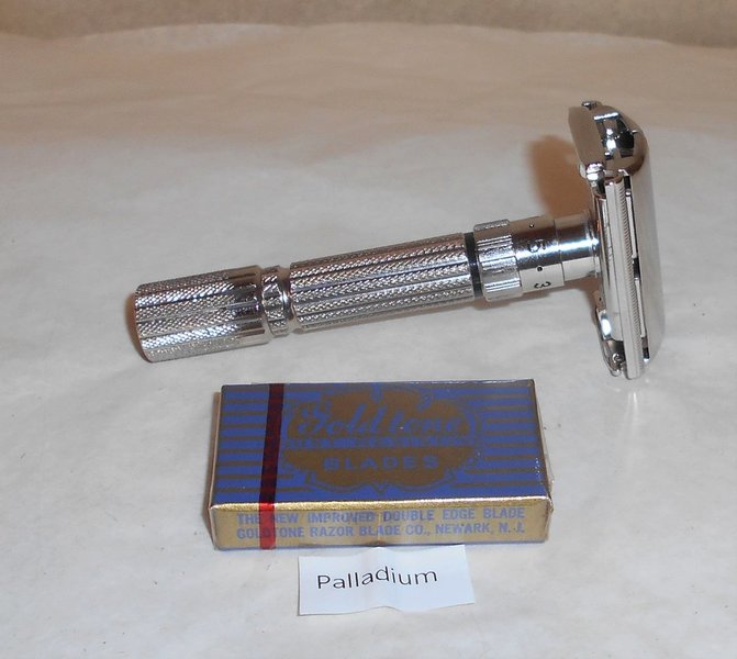 Gillette 1959 Refurbished RePlated Palladium Fat Boy Razor E4 – 89 (35).JPG