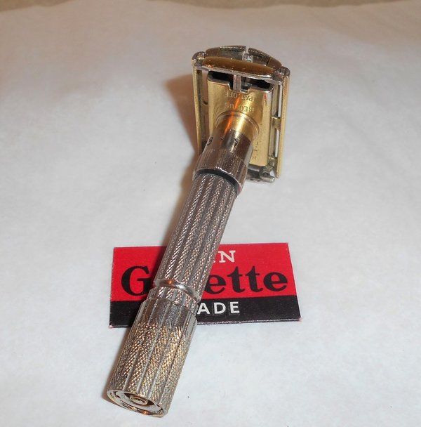 Gillette TTO Adjustable 1960 Fat Boy Refurbished Replated Gold Nickel F1–R87 (13).JPG