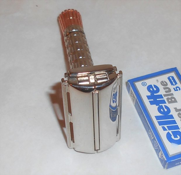 Gillette Superspeed FlareTip 1957 Replated Nickel Copper C–1 (5).JPG