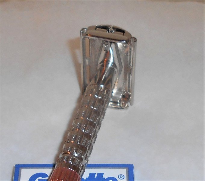Gillette Superspeed FlareTip 1957 Replated Nickel Copper C–1 (14).JPG