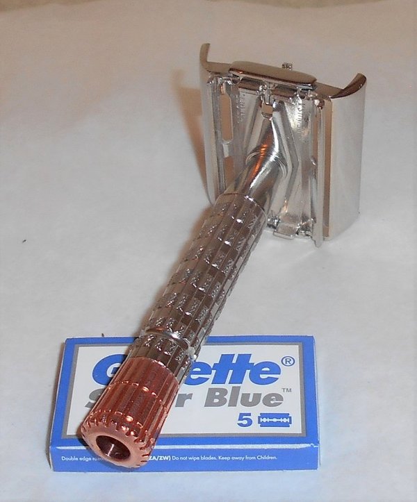Gillette Superspeed FlareTip 1957 Replated Nickel Copper C–1 (24).JPG