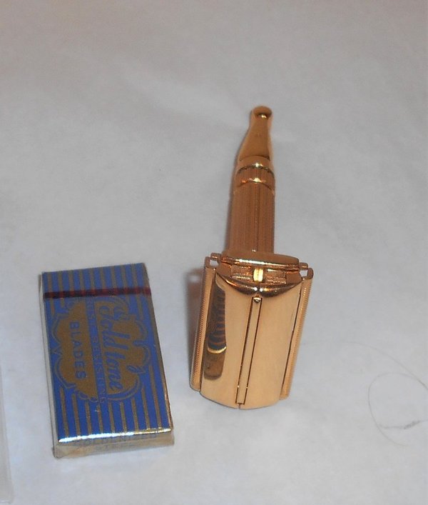 Gillette Toggle 1960 Razor Refurbished Replated 24 Karat Gold F4–TOG (58) - Copy.JPG