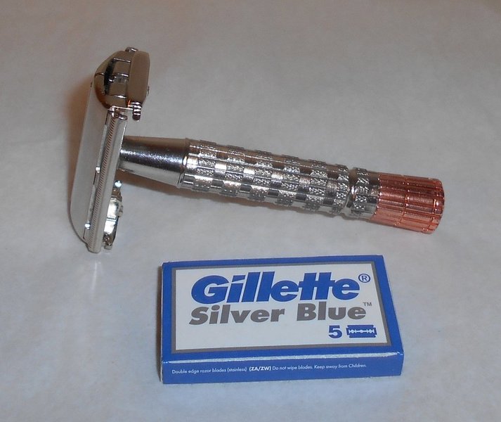 Gillette Superspeed FlareTip 1957 Replated Nickel Copper C–1 (8).JPG