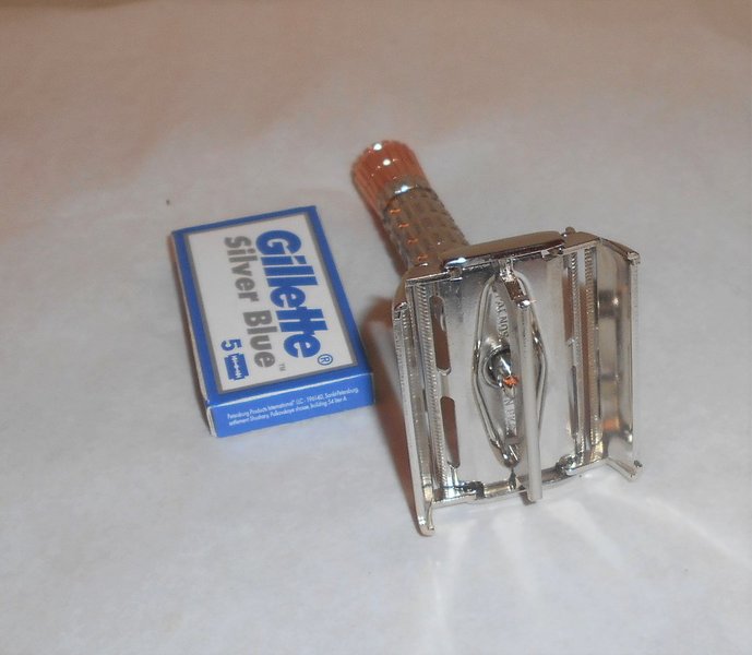 Gillette Superspeed FlareTip 1957 Replated Nickel Copper C–1 (36).JPG