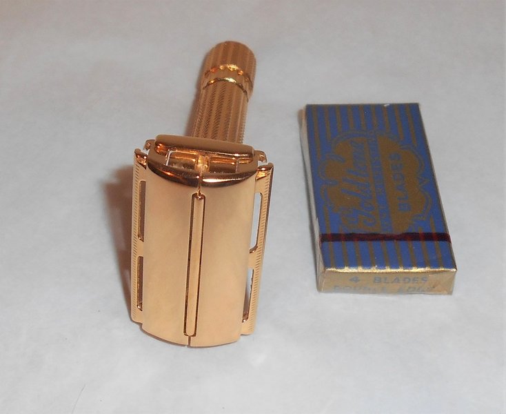 Gillette 194546 Aristocrat TTO Refurbished Replated 24 Karat Gold (3).JPG