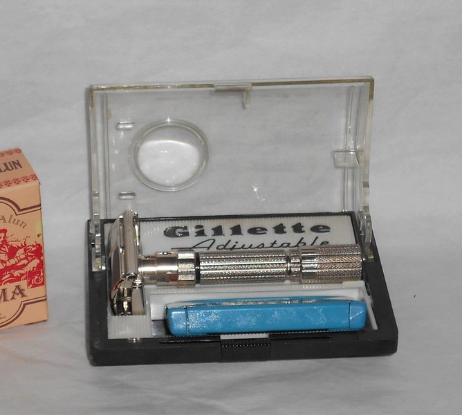 Gillette Fat Boy Razor Adjustable Refurbished RePlated Mirror Nickel F4–16Y (13).JPG