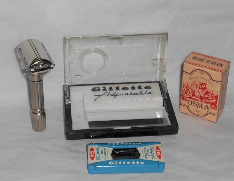 Gillette Fat Boy Razor Adjustable Refurbished RePlated Mirror Nickel F4–16Y (120).JPG