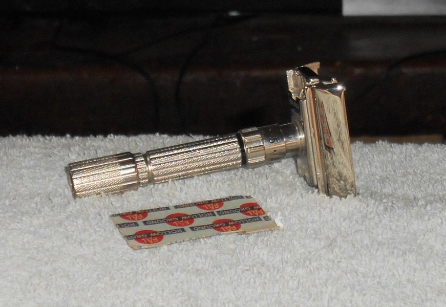 Gillette Fat Boy Razor 1960 TTO Refurbished Replated Palladium F1–P6 ...
