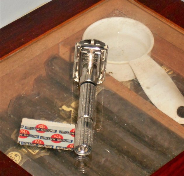 Gillette Fat Boy Razor 1960 TTO Refurbished Replated Palladium F1–P6 ...