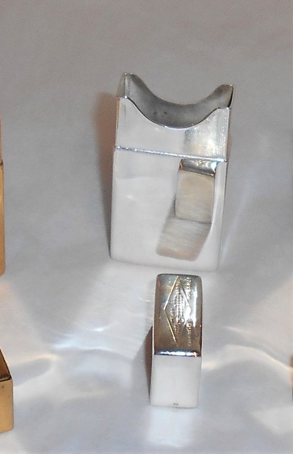Gillette 3 Blades Safes Refurbished Replated Silver or Gold (40).JPG