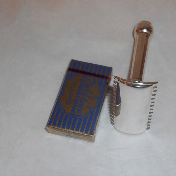 1916 Gillette Extremely Scarce Refurbished Re-Plated ABC Razor W Blade (4).JPG 1916 Gillette Extremely Scarce Refurbished Re-Plated ABC Razor W Blade (4).JPG