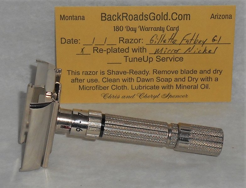 Gillette FatBoy Razor 1961 Adjustable TTO Replated Bright Nickel G1 (20).JPG Gillette FatBoy Razor 1961 Adjustable TTO Replated Bright Nickel G1 (20).JPG