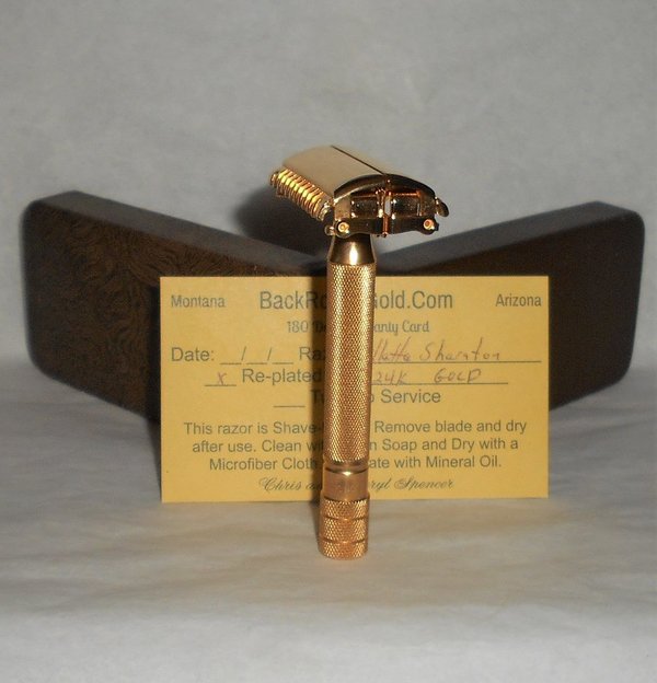 Gillette 1937 Sheraton Twist to Open Refurbished Replated 24 Karat Gold X1 (69).JPG