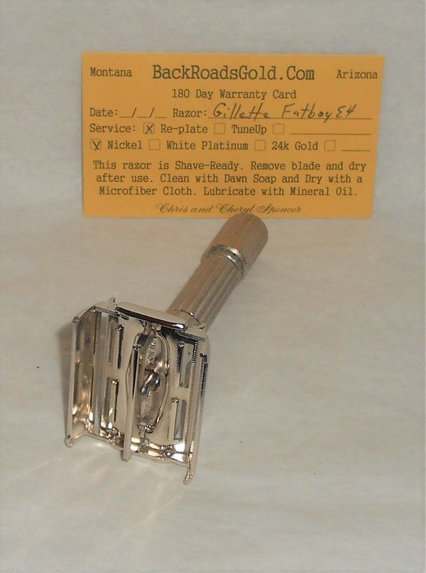 Gillette 1959 Fat Boy Razor Adjustable TTO Refurbished Replated Mirror Nickel E4–86 (36).JPG Gillette 1959 Fat Boy Razor Adjustable TTO Refurbished Replated Mirror Nickel E4–86 (36).JPG