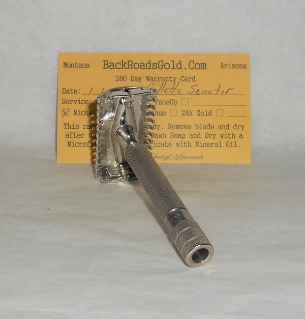 Gillette Senator 1938 TTO Refurbished Replated Mirror Nickel 79 (8).JPG Gillette Senator 1938 TTO Refurbished Replated Mirror Nickel 79 (8).JPG