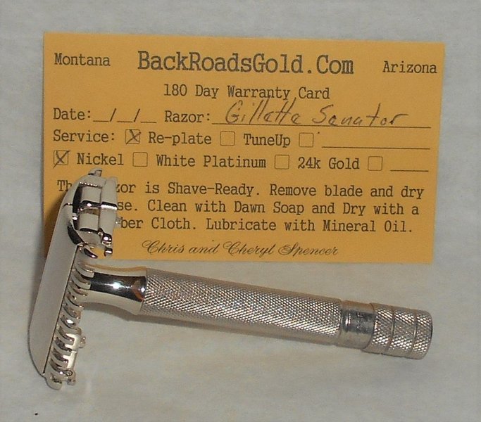 Gillette Senator 1938 TTO Refurbished Replated Mirror Nickel 79 (6).JPG Gillette Senator 1938 TTO Refurbished Replated Mirror Nickel 79 (6).JPG