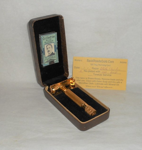 Gillette 1937 Sheraton Twist to Open Refurbished Replated 24 Karat Gold X1 (16).JPG Gillette 1937 Sheraton Twist to Open Refurbished Replated 24 Karat Gold X1 (16).JPG