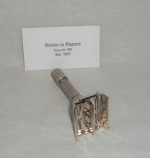 Gillette 1959 Fat Boy Razor Adjustable TTO Refurbished Replated Mirror Nickel E4–86 (34).JPG Gillette 1959 Fat Boy Razor Adjustable TTO Refurbished Replated Mirror Nickel E4–86 (34).JPG