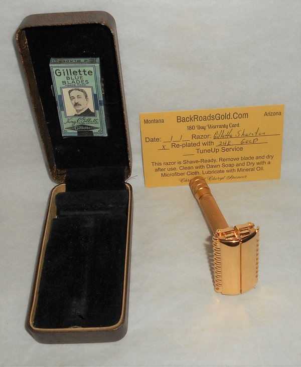 Gillette 1937 Sheraton Twist to Open Refurbished Replated 24 Karat Gold X1 (30).JPG Gillette 1937 Sheraton Twist to Open Refurbished Replated 24 Karat Gold X1 (30).JPG