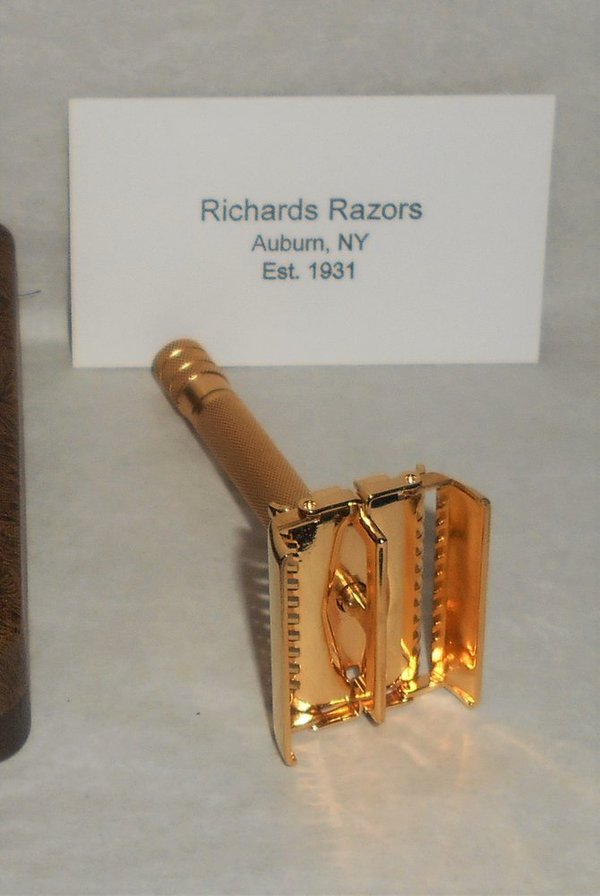 Gillette 1937 Sheraton Twist to Open Refurbished Replated 24 Karat Gold X1 (51).JPG