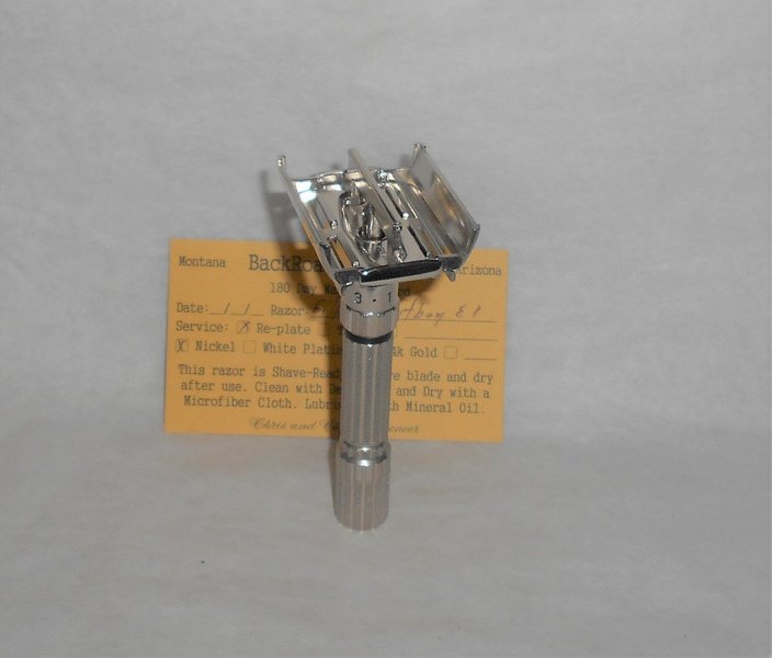 Gillette 1959 Fat Boy Razor Adjustable Refurbished Replated Mirror Nickel E1–XS (46).JPG Gillette 1959 Fat Boy Razor Adjustable Refurbished Replated Mirror Nickel E1–XS (46).JPG