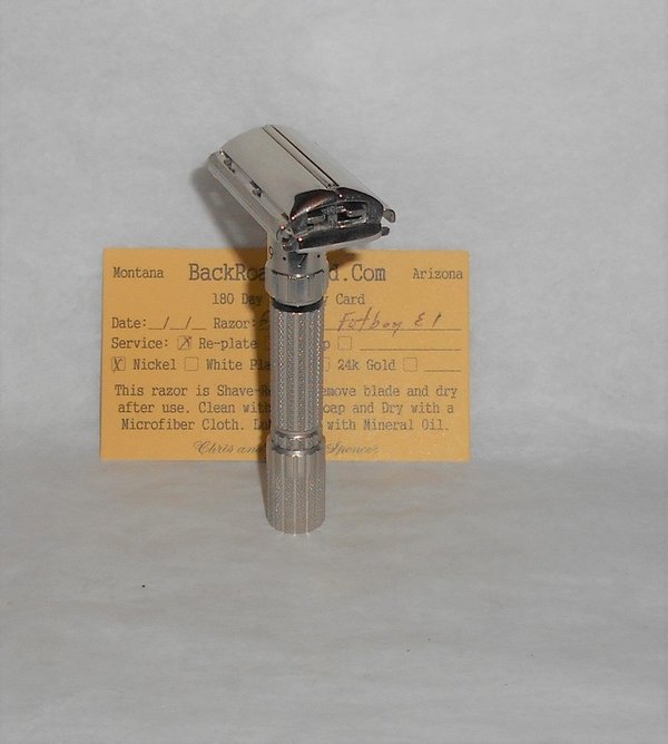 Gillette 1959 Fat Boy Razor Adjustable Refurbished Replated Mirror Nickel E1–XS (53).JPG Gillette 1959 Fat Boy Razor Adjustable Refurbished Replated Mirror Nickel E1–XS (53).JPG