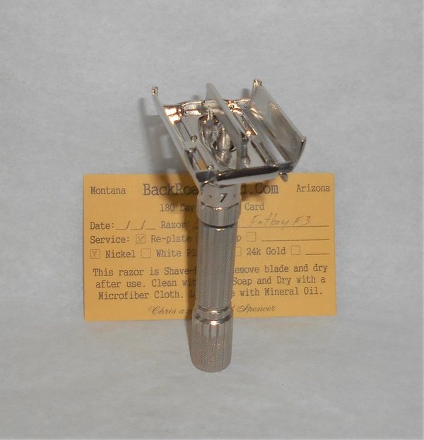 Gillette Fat Boy Razor 1960 TTO Adjustable Refurbished Replated Mirror Nickel F3–72 (50).JPG Gillette Fat Boy Razor 1960 TTO Adjustable Refurbished Replated Mirror Nickel F3–72 (50).JPG