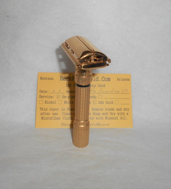 Gillette Executive 1958 Adjustable Refurbished Replated 24 Karat Gold (1).JPG