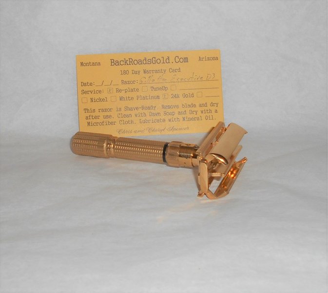 Gillette Executive 1958 Adjustable Refurbished Replated 24 Karat Gold (24).JPG
