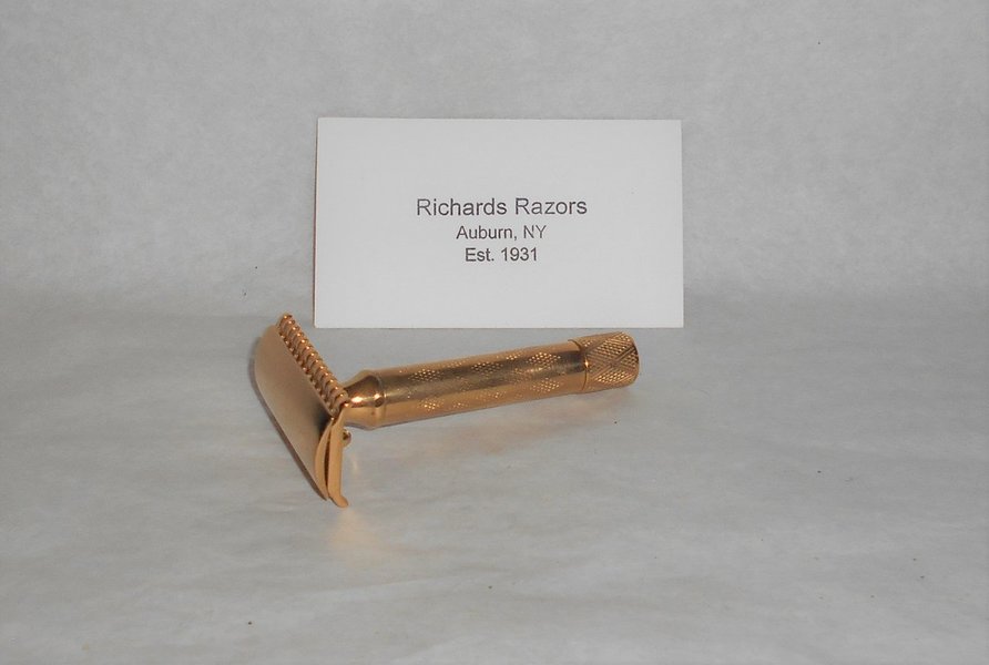 Gillette Bostonian 1921 Three-Piece Razor Refurbished Replated 24 Karat Gold (24).JPG