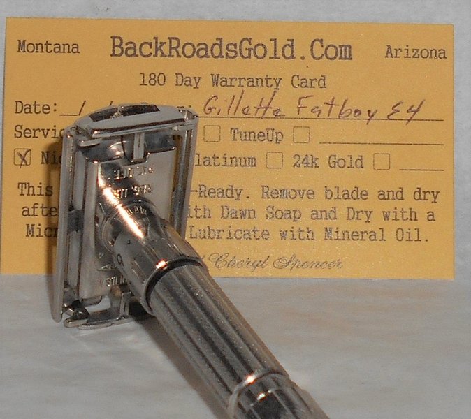 Gillette Fat Boy Razor 1959 Refurbished Replated Mirror Nickel E4–69 (12).JPG Gillette Fat Boy Razor 1959 Refurbished Replated Mirror Nickel E4–69 (12).JPG