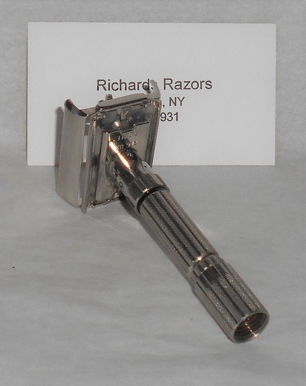Gillette Fat Boy Razor 1959 Refurbished Replated Mirror Nickel E4–69 (28).JPG Gillette Fat Boy Razor 1959 Refurbished Replated Mirror Nickel E4–69 (28).JPG