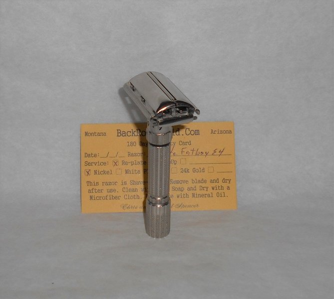 Gillette Fat Boy Razor 1959 Refurbished Replated Mirror Nickel E4–69 (53).JPG Gillette Fat Boy Razor 1959 Refurbished Replated Mirror Nickel E4–69 (53).JPG