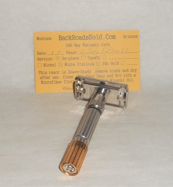 Gillette 1959 Fat Boy Razor TTO Adjustable Refurbished Replated 24 Karat Gold White Platinum E...JPG Gillette 1959 Fat Boy Razor TTO Adjustable Refurbished Replated 24 Karat Gold White Platinum E...JPG
