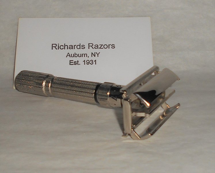 Gillette Fat Boy Razor TTO Adjustable Refurbished Replated Mirror Nickel E2–37 (41).JPG Gillette Fat Boy Razor TTO Adjustable Refurbished Replated Mirror Nickel E2–37 (41).JPG