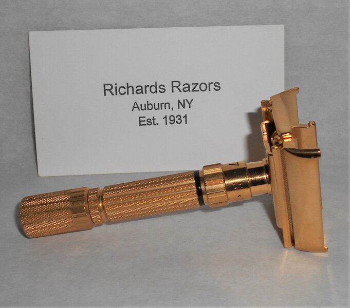 Gillette Fat Boy Razor Adjustable TTO Refurbished Replated 24 Karat Gold E1–11 (40).JPG Gillette Fat Boy Razor Adjustable TTO Refurbished Replated 24 Karat Gold E1–11 (40).JPG