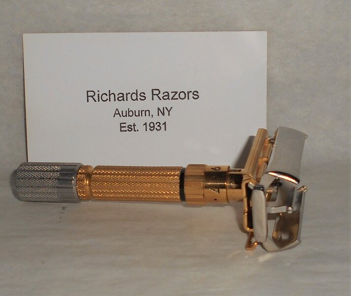 Gillette Fat Boy Razor Adjustable Refurbished Replated 24 Karat Gold White Platinum F4–99 (37).JPG Gillette Fat Boy Razor Adjustable Refurbished Replated 24 Karat Gold White Platinum F4–99 (37).JPG