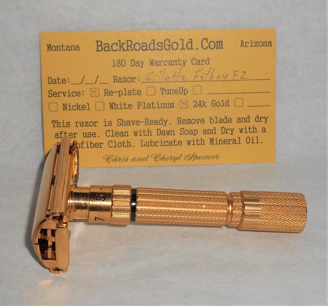 Gillette Fat Boy Razor Adjustable Refurbished Replated 24 Karat Gold F2–Q6 (1).JPG Gillette Fat Boy Razor Adjustable Refurbished Replated 24 Karat Gold F2–Q6 (1).JPG